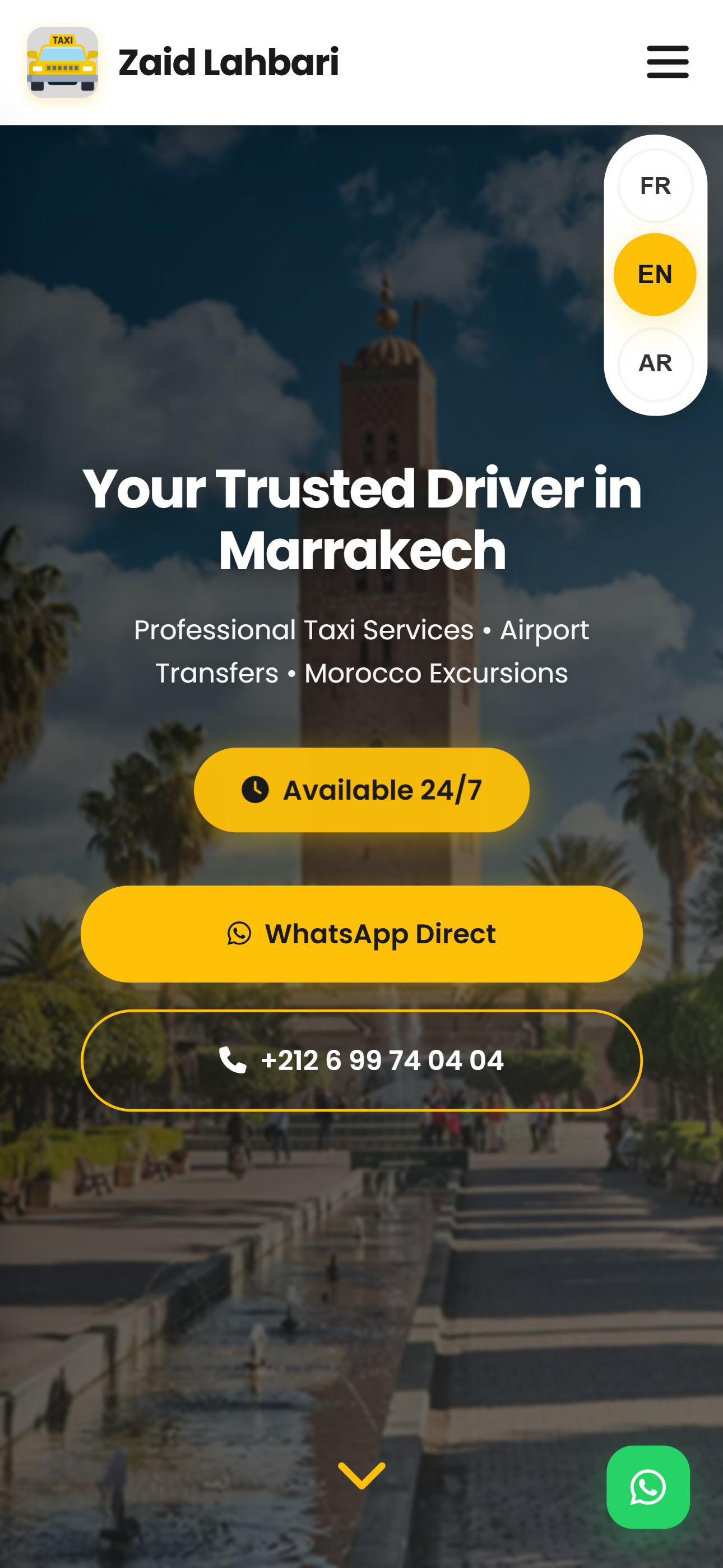 Taxi Website