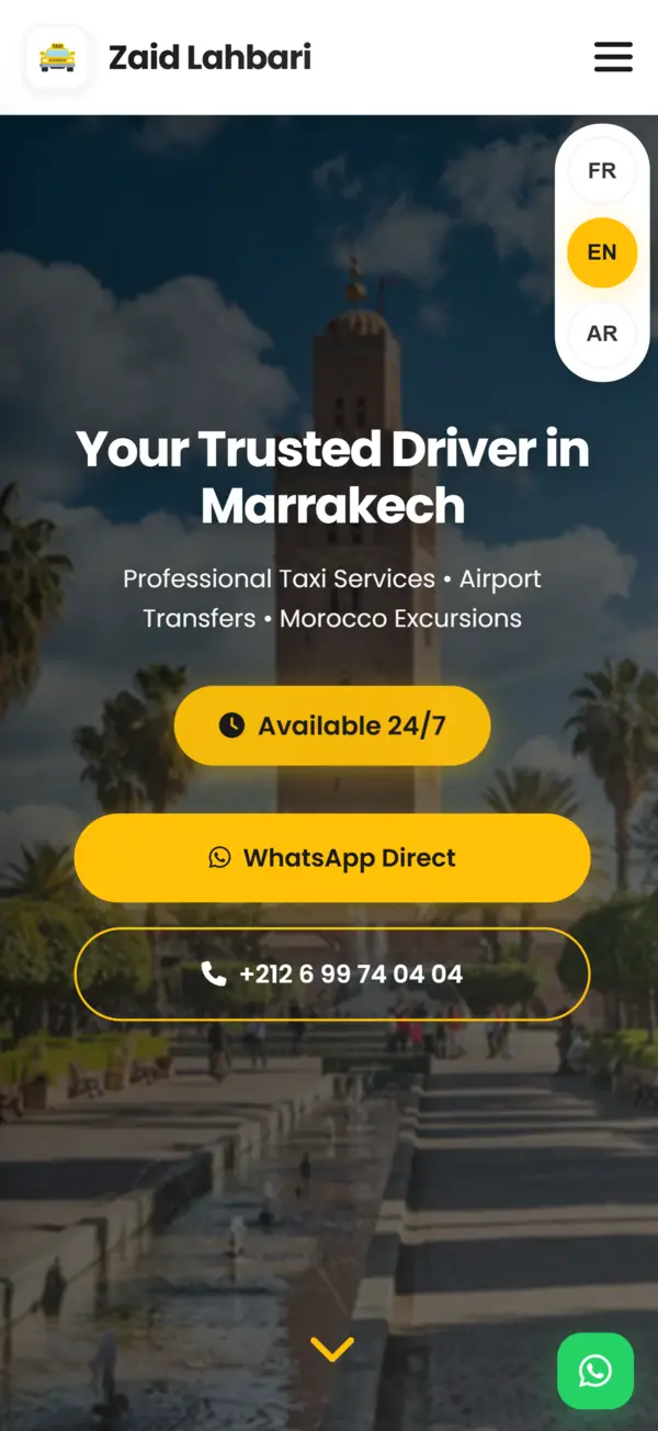 Taxi Website
